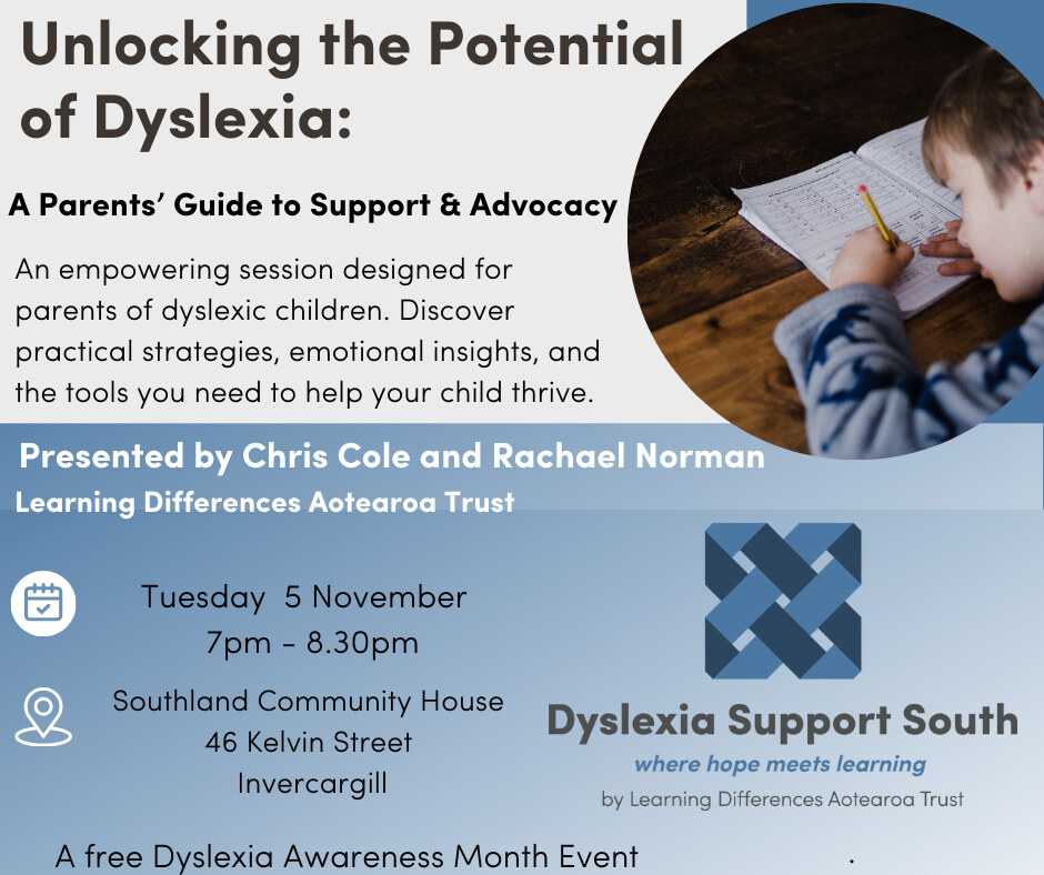 Event: Unlocking The Potential of Dyslexia. A Parent Guide to Support ...